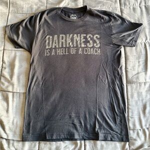 Tango Charlie “Darkness is a Hell of a Coach”  Graphic Men's T-Shirt - Black-New